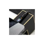USAMS fonott kábel U41 lightning 3m 2A SJ397USB02 (US-SJ397) Fast Charge piros