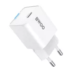 BWOO GaN PD fali töltő 30W 1x USB-C port 1A fehér