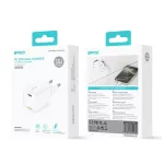BWOO GaN PD fali töltő 30W 1x USB-C port 1A fehér