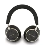 Guess PU Leather 4G Classic Logo ENC vezeték nélküli fülhallgató fekete
