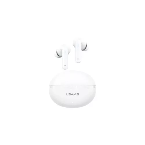 Usams ECHO E02 bluetooth fülhallgató SZTEREO (v5.3, TWS, aktív zajszűrő + töltőtok) FEHÉR (BHE0202)