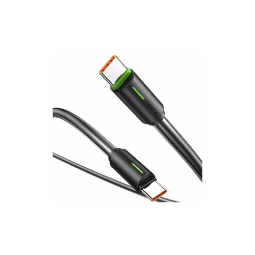 USAMS USB-C/USB-C kábel 1m SJ73460W YU Series SJ734USB01 (US-SJ734) fekete