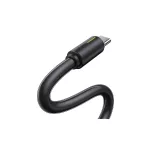 USAMS USB-C/USB-C kábel 1m SJ73460W YU Series SJ734USB01 (US-SJ734) fekete