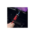 USAMS U59 Mágneses Lightning kábel 2.1A Gyors Töltés 1m Szőtt piros SJ472USB02 (US-SJ472)