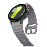 TECH-PROTECT SILICONE SPORT Samsung Galaxy Watch 4 / 5 / 5 PRO / 6 / 7 / FE készülékhez tok krayon szürke