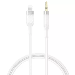   XO audio kábel NB-R279A Lightning–jack 3,5 mm 1,0 m fehér