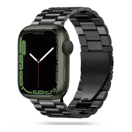   TECH-PROTECT rozsdamentes Apple Watch 8/9/10/11/SE/ULTRA készülékhez tok (44/45/46/49 MM) fekete
