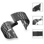 TECH-PROTECT rozsdamentes Apple Watch 8/9/10/11/SE/ULTRA készülékhez tok (44/45/46/49 MM) fekete