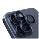 OBAL:ME lencsevédő Apple iPhone 15 Pro/15 Pro Max készülékhez, kék Titanium
