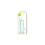 USAMS Fonott U33 Lightning kábel 1.2m 2A Gyors töltéssel SJ360USB02 (US-SJ360) cián