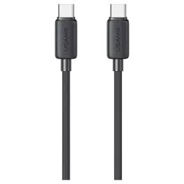 USAMS KY Series kábel US-SJ691 60W USB-C to USB-C 1m fekete