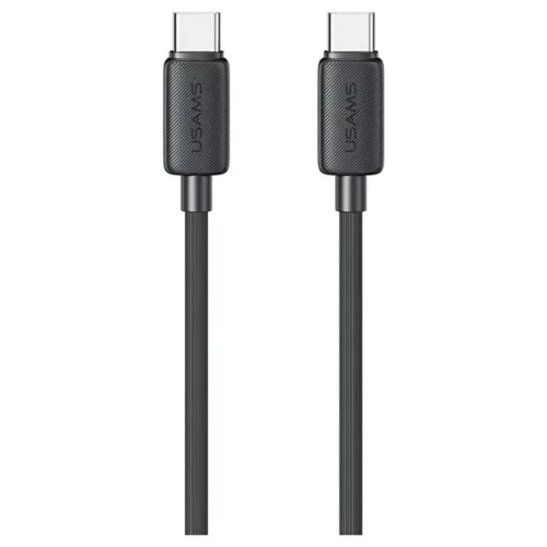 USAMS KY Series kábel US-SJ691 60W USB-C to USB-C 1m fekete