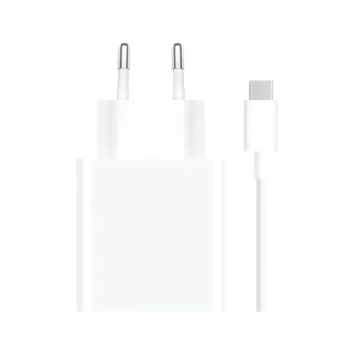 Xiaomi MDY-16-EF USB-A 33W utazótöltő + adatkábel USB-C 3A fehér