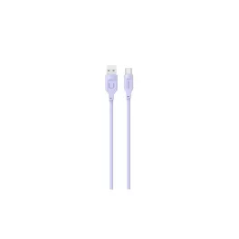   USAMS kábel USB-C 6A 1.2m Port Display gyors töltés Lithe Series lila SJ568USB03 (US-SJ568)