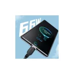 USAMS kábel USB-C 6A 1.2m Port Display gyors töltés Lithe Series lila SJ568USB03 (US-SJ568)