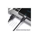 USAMS kábel USB-C 6A 1.2m Port Display gyors töltés Lithe Series lila SJ568USB03 (US-SJ568)