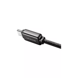   USAMS USB-C to USB-C kábel 100W 1,2m Zinc Alloy gyors töltés adatkábel Meteor Series SJ744USB0