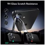 ESR ARMORITE kameravédő iPhone 16 / 16 Plus / 17 készülékhez fekete