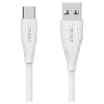 USAMS Green Series kábel SJ714 18W 3A USB-A to USB-C 1m fehér