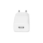 Maxlife MXTC-01 töltő 1x USB 1A + USB-C kábel, fehér
