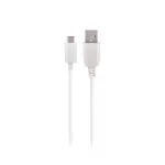 Maxlife MXTC-01 töltő 1x USB 1A + USB-C kábel, fehér