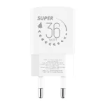 OBAL:ME GaN fali töltő USB-A + USB-C 36W fehér