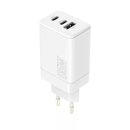   Maxlife MXTC-08-65ACC PD QC töltő 2x USB-C 1x USB 65W fehér