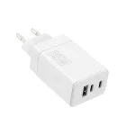 Maxlife MXTC-08-65ACC PD QC töltő 2x USB-C 1x USB 65W fehér