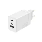 Maxlife MXTC-08-65ACC PD QC töltő 2x USB-C 1x USB 65W fehér