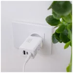 Maxlife MXTC-08-65ACC PD QC töltő 2x USB-C 1x USB 65W fehér