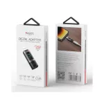 YESIDO GS25 OTG adapter Lightning/Type-C LED 27W fekete