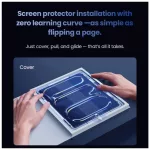 Nillkin edzett üvegfólia 0.4mm H+ iPad Air 13 és iPad Pro 13 (2024/2025) készülékhez applikátorral