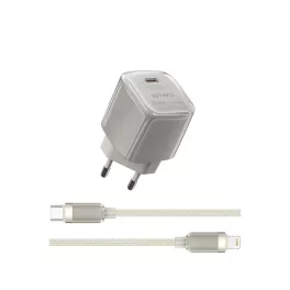   WIWU Jello 20W GaN töltőszett Wi-U016 C-L EU csatlakozóval