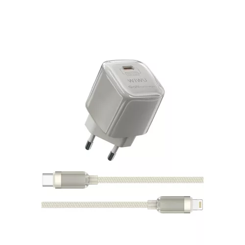 WIWU Jello 20W GaN töltőszett Wi-U016 C-L EU csatlakozóval