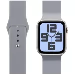 OBAL:ME szilikon szíj Apple Watch készülékhez 42-49mm M-L szürke
