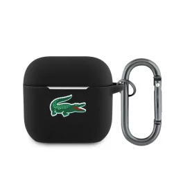   Lacoste Liquid Silicone Croc Logo tok AirPods 4 készülékhez fekete