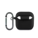 Lacoste Liquid Silicone Croc Logo tok AirPods 4 készülékhez fekete