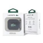 Lacoste Liquid Silicone Croc Logo tok AirPods 4 készülékhez fekete