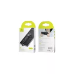USAMS adapter AU11 2-in-1 USB-C to 3.5mm + USB-C + Ring Holder fekete SJ359TC01 (US-SJ359)