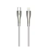 Forever Sleek kábel USB-C – Lightning, 1,0 m, 27W, fehér