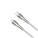 Forever Sleek kábel USB-C – Lightning, 1,0 m, 27W, fehér