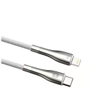 Forever Sleek kábel USB-C – Lightning, 1,0 m, 27W, fehér