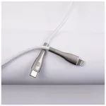 Forever Sleek kábel USB-C – Lightning, 1,0 m, 27W, fehér