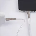 Forever Sleek kábel USB-C – Lightning, 1,0 m, 27W, fehér