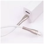 Forever Sleek kábel USB-C – Lightning, 1,0 m, 27W, fehér