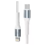 3MK Hyper Cable N-SERIES USB-C to Lightning kábel 1m 9V/2A 20W fehér