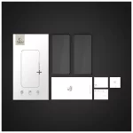 Tech-Protect Glass Fit+ temperált üveg 2-PACK XIAOMI POCO F7 5G készülékhez fekete