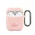 Lacoste Liquid Silicone Glossy Printing Logo tok Airpods 1/2 készülékhez rózsaszín