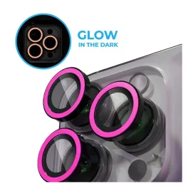   XPRO™ Luminous Prémium Kameravédő Üveg Apple iPhone 16 / Apple iPhone 16 Plus készülékhez - Pink