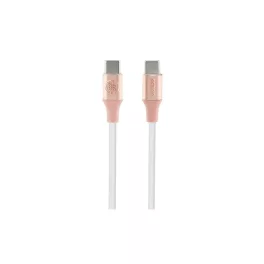   Guess GUCCLALRGDP USB-C - USB-C1.5m gyors töltésű kábel Ebossed Logo rózsaszín